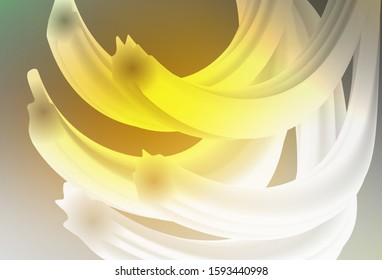 Dark Yellow vector glossy abstract backdrop. Shining colorful illustration in smart style. New design for your business.