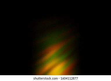 Dark Yellow vector glossy abstract background. New colored illustration in blur style with gradient. New way of your design.
