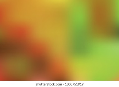 Dark Yellow vector glossy abstract layout. A completely new colored illustration in blur style. Blurred design for your web site.
