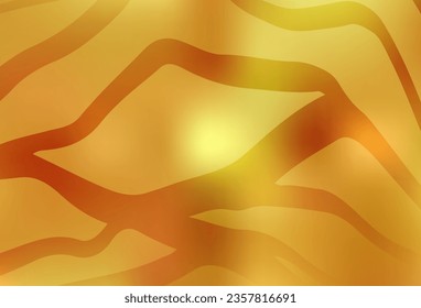 Dark Yellow vector glossy abstract backdrop. New colored illustration in blur style with gradient. Completely new design for your business.
