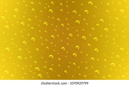 Dark Yellow vector layout with circle shapes. Beautiful colored illustration with blurred circles in nature style. New design for ad, poster, banner of your website.