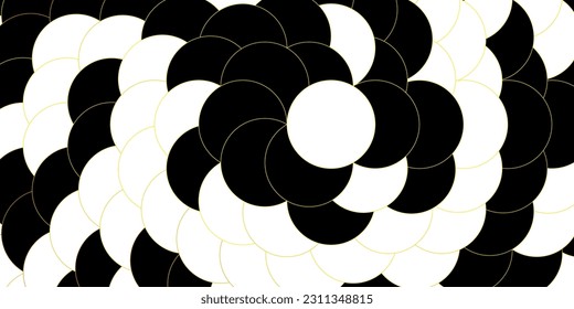 Dark Yellow vector layout with circle shapes. Abstract decorative design in gradient style with bubbles. New template for a brand book.