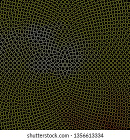 Dark Yellow vector layout with circles. Abstract illustration with colorful spots in nature style. Design for posters, banners.