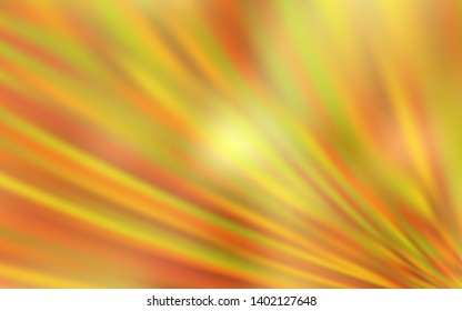 Dark Yellow vector layout with flat lines. Lines on blurred abstract background with gradient. Template for your beautiful backgrounds.