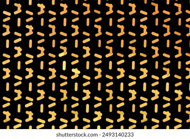 Diseño de Vector amarillo oscuro con líneas planas. Ilustración brillante colorida con líneas en Plantilla abstracta. Patrón para anuncios, carteles, Anuncios.