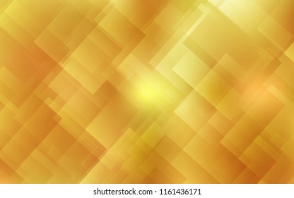 Dark Yellow vector layout with lines, rectangles. Modern abstract illustration with colorful rectangles. Pattern for busines ad, booklets, leaflets
