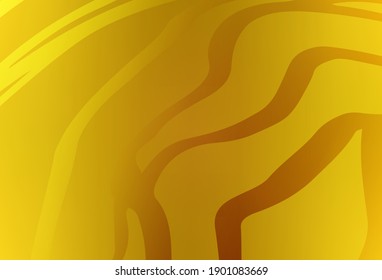 Dark Yellow vector modern elegant backdrop. New colored illustration in blur style with gradient. Blurred design for your web site.