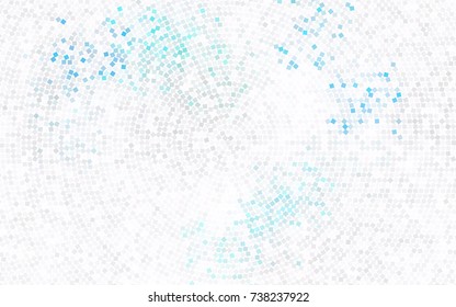 Dark Yellow vector modern geometrical background. Abstract template. Geometric pattern in square style with gradient.