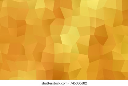 Dark Yellow vector modern geometrical background. Abstract template. Geometric pattern in square style with gradient.