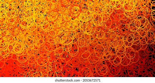 Dark yellow vector pattern with abstract shapes. Colorful abstract forms with gradient in simple style. Background for cell phones.