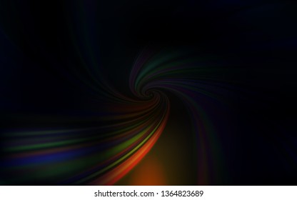 Dark Yellow vector pattern with bent lines. Colorful illustration in simple style with gradient. New composition for your brand book.