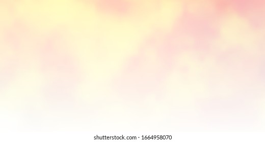Dark Yellow vector pattern with clouds. Illustration in abstract style with gradient clouds. Beautiful layout for uidesign.