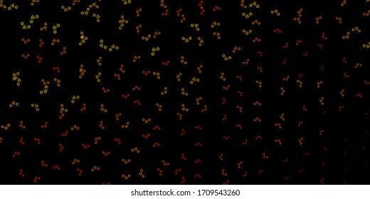 Dark Yellow vector pattern with magic elements. Colorful mystic symbols with a gradient in ancient style. Background for esoteric, mystic designs. Dark Yellow vector pattern with magic elements. Colorful mystic symbols with a gradient in ancient style. Background for esoteric, mystic designs.