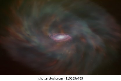 Dark Yellow vector pattern with night sky stars. Space stars on blurred abstract background with gradient. Template for cosmic backgrounds.