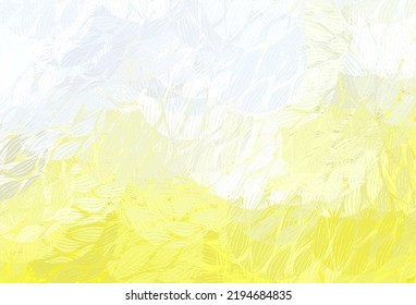 Dark Yellow vector pattern with random forms. Illustration with colorful gradient shapes in abstract style. Simple design for your web site.