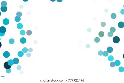 Dark Yellow vector red pattern of geometric circles, shapes. Colorful mosaic banner. Geometric background with colored disks.