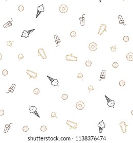 Dark Yellow vector seamless background with tasty food. Glitter abstract sketch with gourmet food. Pattern for ads of breakfast, lunch, dinner. Dark Yellow vector seamless background with tasty food. Glitter abstract sketch with gourmet food. Pattern for ads of breakfast, lunch, dinner.