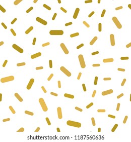 Dark Yellow vector seamless cover with stright stripes. Blurred decorative design in simple style with lines. Best design for your ad, poster, banner.
