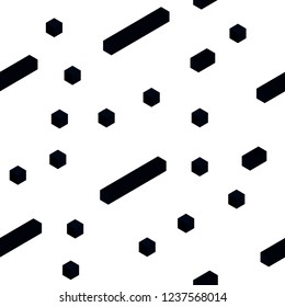 Dark Yellow vector seamless, isometric layout with lines, rectangles. Decorative design in abstract style with rectangles. Design for textile, fabric, wallpapers.