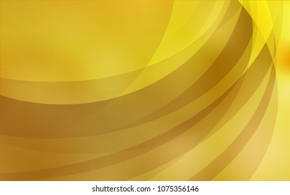 Dark Yellow vector template with bubble shapes. A completely new color illustration in marble style. Brand-new design for your ads, poster, banner.