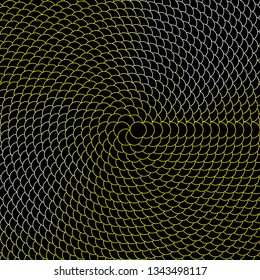 Dark Yellow vector template with circles. Abstract decorative design in gradient style with bubbles. New template for your brand book.