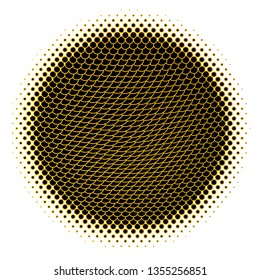 Dark Yellow vector template with circles. Colorful illustration with gradient dots in nature style. New template for your brand book.