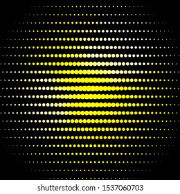 Dark Yellow vector template with circles. Illustration with set of shining colorful abstract spheres. Pattern for booklets, leaflets.
