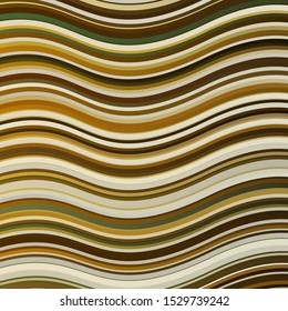 Dark Yellow vector template with curved lines. Illustration in halftone style with gradient curves. Smart design for your promotions.