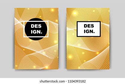 Dark Yellow vector template for landing pages. Blurred decorative design in abstract style with textbox. New design for a poster, banner of your website.