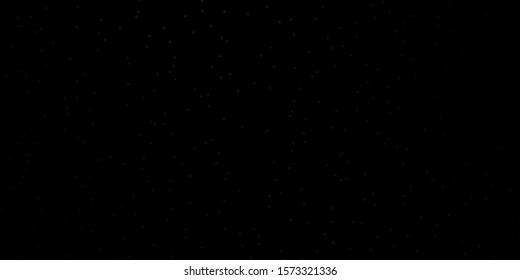 Dark Yellow vector template with neon stars. Modern geometric abstract illustration with stars. Design for your business promotion.