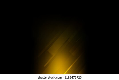 Dark Yellow vector template with repeated sticks. Modern geometrical abstract illustration with Lines. Template for your beautiful backgrounds.