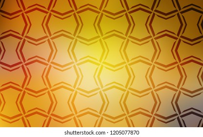 Dark Yellow vector template with repeated sticks. Blurred decorative design in simple style with lines. Template for your beautiful backgrounds.