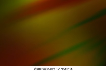 Dark Yellow vector template with repeated sticks. Lines on blurred abstract background with gradient. Best design for your ad, poster, banner.