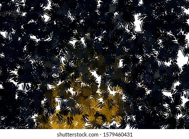 Dark Yellow vector template with repeated sticks. Blurred decorative design in simple style with lines. Pattern for ads, posters, banners.