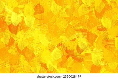 Dark Yellow vector texture with abstract forms. Simple colorful illustration with abstract gradient shapes. Simple design for your web site.