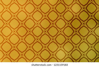 Dark Yellow vector texture with beautiful stars. Glitter abstract illustration with colored stars. Template for sell phone backgrounds.
