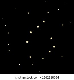 Dark Yellow vector texture with beautiful stars. Blur decorative design in simple style with stars. Best design for your ad, poster, banner.