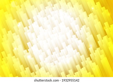 Dark Yellow vector texture with colored lines. Modern geometrical abstract illustration with Lines. Smart design for your business advert.