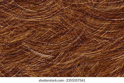 Dark Yellow vector texture with wry lines. Colorful illustration in abstract style with gradient. Brand new design for your ad.