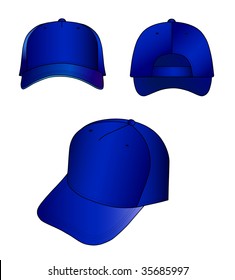 Dark-blue cap