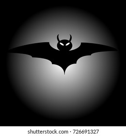 Darkness bats vector for Halloween season.