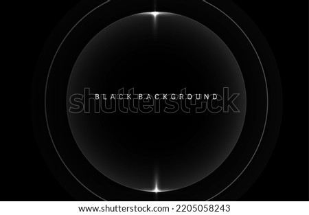 Darkness concept design black geometric background vector