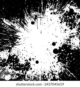 Oscuridad Textura angustiada Patrón de pared negro