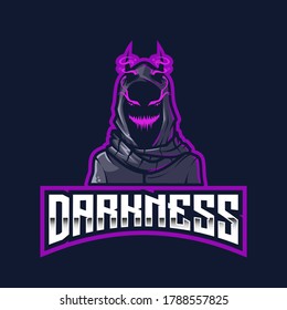 The Darkness Esport Logo Template