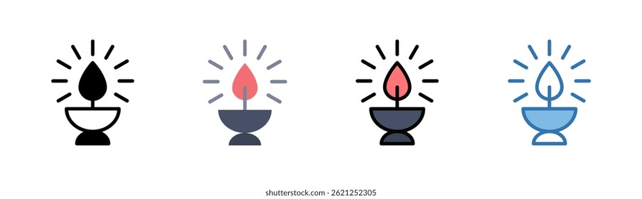 Darkness Icon Element For Design