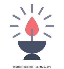 Darkness Icon Element For Design