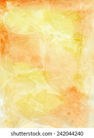 DarkOrange vertical watercolor painting vector