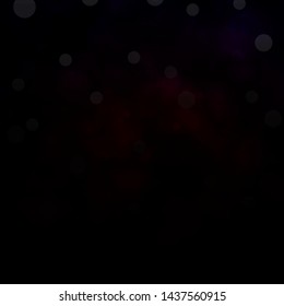 Darkvector backdrop with circles. Modern abstract illustration with colorful circle shapes. Design for your commercials.
