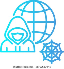 Darkweb Icon Element For Design