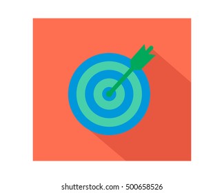 dart arrow business company office corporate image vector icon logo